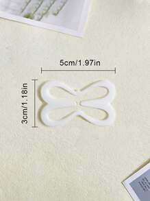 4/8/12/16/20 件 4 色蜻蜓风格胸罩肩带夹，防滑交叉后钩隐形胸部支撑胸罩配件 - 彩色 - 查看 2