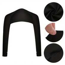 1pc Ultra-Breathable Ice Silk Arm Sleeves - UV-Blocking Sun Protection For Outdoor Sports - , Cooling Full-Length Gloves