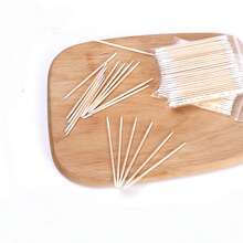 100/200/300//400/500/600/1000/UNIDADES Palitos de madera de doble cabeza para limpiar esmalte de uñas, herramienta de belleza de doble punta pequeña para tatuar cejas y maquillaje, aproximadamente 100 unidades/paquete (1/2/3/4/5/6/10/20 paquetes para el método de empaque)