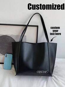 Customized Minimalist Shoulder Tote Bag Large Capacity, Lightweight, Portable, Business Casual, Suitable For Women As Daily Use Dating Gift Women's Vintage Pattern Tote Bag,Large Capacity Shoulder Bag,Stylish Bag For Work