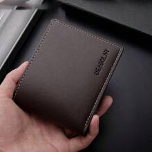 Custom Men's Wallet, Artificial Leather, Casual Style, Two-Fold Short Horizontal Design, Ideal Valentine's Day Gift.,Durable,Colorful,Cute,Adorable,Funny,Kawaii,Y2K,Stylish,Unisex,Casual,Custom,Personalized,Unique,Customized,Ideal Gifts For Him,Ideal Gifts For Her,Her,Boyfriend,Girlfriend,Family,Friends