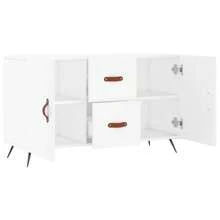 vidaXL Credenza Bianca 100x36x60 cm in Legno Multistrato