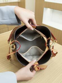 Women's Bucket Bag, Crossbody Ladies Handbag, New Casual Tote Bag, Shoulder Bag, Lightweight Luxury Brand Underarm Bag, Fashion Versatile