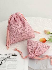 1 Túi đựng đồ trang điểm có dây rút họa tiết hoa tươi Túi đựng mỹ phẩm cỡ lớn Túi đựng đồ trang điểm Túi đựng đồ vệ sinh cá nhân cho phụ nữ Túi đựng đồ vệ sinh cá nhân khi đi du lịch Túi đựng sản phẩm tái sử dụng Túi vải mỏng có dây rút để mua sắm & cất giữ quà tặng, Túi đựng đồ tập thể dục Túi đựng đồ nghệ thuật Túi có dây rút Túi đựng đồ nghệ thuật trừu tượng Túi đựng đồ cho vận động viên để đựng khăn lau giày và đồ dùng hàng ngày Túi đựng đồ trang sức cho tiệc cưới - Hồng - Xem 1