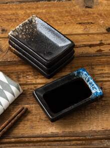 4/5pcs Ceramic Sauce Dishes, Various Colors And Shapes Available, Japanese Style Ceramic Condiment Dishes - Suitable For Soy Sauce, Vinegar, Hot Pot Dipping Sauce, Etc. - Kitchenware, Elegant Small Seasoning Bowls, Heat-Resistant, Suitable For Salad, Sushi, Fruit, Condiments, Appetizers, Suitable For Kitchen, Restaurant, Sushi Shop