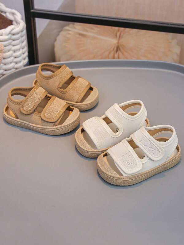 صندل شقق لغير محدد الجنس للأطفال والصغار، مقاوم للماء وغير انزلاقي للخارج والداخل، موديل كاجوال عصري