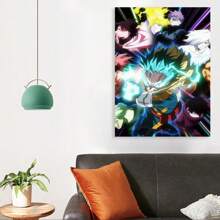 Framed Decoration Popular My Hero Superpower School Anime Poster Painting Canvas Wall Art Bedroom Living Room Hallway Perfect Gift Ideas Winter Decoration Room Decoration