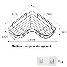 1pc Black Tripod + 2pcs Adhesive Pads
