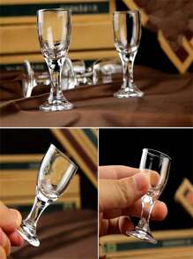 6pcs Geometric Pattern Shot Glasses, Hand Wash Only, Reusable, Insulated, Lead-Free Glass, Leak-Proof, Round Shape, Suitable For Home Use - Perfect For Christmas, Halloween, Easter, Thanksgiving, Halloween Gifts