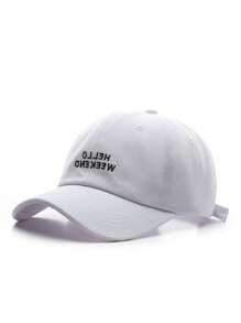 1pc Fashionable Casual Letter Embroidered Baseball Cap, Outdoor Sun Protection For Women & Men