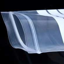 100 Peças/Sacos Sacos de plástico com zíper autosselante transparente para embalagem de varejo, Bolsa de armazenamento com zíper, Escrevível, Acessórios para Joias, Armazenamento de Miçangas e Gemas, Autosselante e Reutilizável