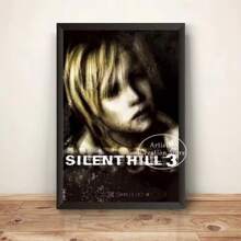 1pc Wall Arts Posters Frameless Pop Silent Hill 3 Game Poster Print Art Canvas Painting Wall Art Thriller Game Pictures For Bedroom Game Room Wall Home Decor Gifts Birthday Graduation