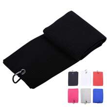 40x60cm Golf Towel Ultra-Fine Fiber Fabric That Is Soft And Absorbent, Designed Specifically For Golf Enthusiasts. Golf Sports