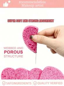10/20 Pack Compressed Facial Sponge, Facial Cleaning Sponge, Professional Beauty Spa Sponge, Used For Facial Cleaning, Exfoliating Facial Mask, Makeup Removal, Suitable For Travel And Home Use, A Variety Of Lovely Shapes To Choose From
