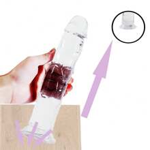 6 Sizes Crystal Clear Jelly Realistic Dildo With Suction Cup Huge Clear Penis Dick Anal Plug Butt Plug, Vaginal Anal Stimulation Products, Sex Toys For Male Female Gay Lesbian Adult Fun, Couples Christmas New Year Halloween Valentine's Day Birthday Gift Couples Gift Portable In Pack SM Sex Toys For Female Male Couples Gay Lesbian Sex Family And Travel Use