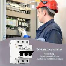 CILIA 1/2/4pz Interruttore automatico 3P 16A 400V 6kA Curva C C10/16/20/25/32/40/50 - Connessione DIN universale per qualsiasi quadro elettrico