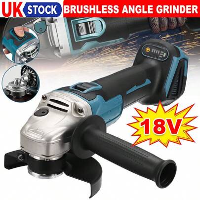 125mm Brushless Angle Grinder For Makita 18V Cordless Replace Li-Ion Battery
