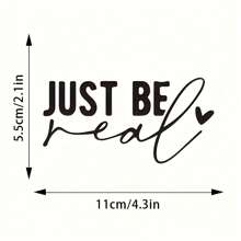 2PCS Inspirational Ironing Transfer Patch, Black Polyester Fiber "You Have Don't Have To Be Perfect" And "Just Be Real" Design, With Floral Accents - Washable, Suitable For DIY T-Shirts, Jeans, Hoodies, And Backpack Decoration