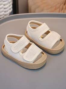 Sandalias minimalistas de moda unisex para niños y niñas pequeños, para uso interior y exterior, antideslizantes, impermeables y con suela plana