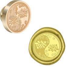 CYFUN DESIGN 1 PC 25mm Butterfly/Fox/Deer Pattern Wax Seal Stamps Solid Brass Engraved Fire Lacquer Stamp Heads NO Handle For Decorating Notebook Gifts And Greeting Cards