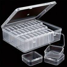 Transparent Jewelry & Small Items Organizer Containers, Home Storage Solution - Multicolor - View 3