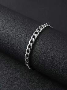 3 piezas Set de joyas para hombre, collar de cruz, pulsera, anillo de cruce, adecuado para uso diario decorativo