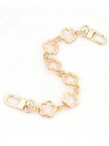 Bag Chain Extender Hollow Flower Design Minimalist & Versatile Beach Vacation - Multicolor - View 3