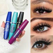 DAISIBO 4pcs Set 90° Lifting Waterproof Makeup Remover Long-Lasting Curl Not Clumping 5D Volumizing Dense Curling Mascara
