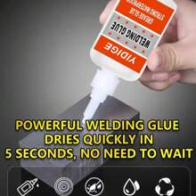 1pc Super Glue/Quick-Drying Adhesive/All-Purpose Adhesive, For Bonding Iron, Metal, Glass, Ceramic, Stone, Plastic, Wood, Rubber And Tires - Strong Bonding Multi-Purpose Adhesive