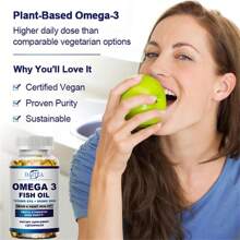 Fish Oil Softgels - With Omega-3 Fish Oil And Omega-3 Fatty Acids, 120 Softgels - 1 chai - Xem 3
