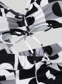 3Pcs/Set Sexy Printed Women's Bikini Swimwear Summer Hot Selling Swimsuits