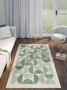 Dywan do wnętrz w stylu wiosenno-farmerskim z nadrukiem - antypoślizgowy, ultracienki, supermocny, dywan z nadrukiem - miętowy, odpowiedni do wystroju wnętrz w przedpokojach, sypialniach i salonach - rozmiar: 78,74*118,11 cali