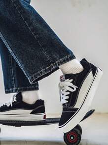 Men's Casual Autumn New Breathable Low-Top Sneakers, Comfortable And Versatile For School And Sports