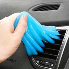 Nettoyant magique réutilisable polyvalent - Gel de nettoyage pour le détail automobile, les claviers, l'intérieur automobile, les aérateurs - Pâte de retrait de la poussière sans électricité pour la maison et le véhicule