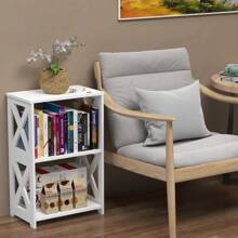 3 Tier Small Bedside Table Cabinet Side End Coffee Tea Table Nightstand Storage Shelf, Waterproof Practical Bookshelf For Any Places, Such As Living Room, Bedroom,Bathroom, Office, Hallway Etc.