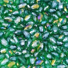 100/200 bucăți 4x6mm/6x8mm AB culoare verde măsline mărgele rotunde de sticlă plate pentru realizarea de bijuterii, meșteșuguri și accesorii