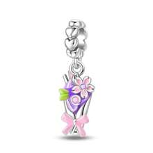 1pc Silver Plated Cake Afternoon Tea Pendant Candy Pendant Poached Egg Pendant French Fries Pendant Donut Pendant Coffee Pendant Suitable For Original 3mm Bracelets And Bangles DIY Beads Suitable For Ladies Birthday Fine Jewelry Gifts