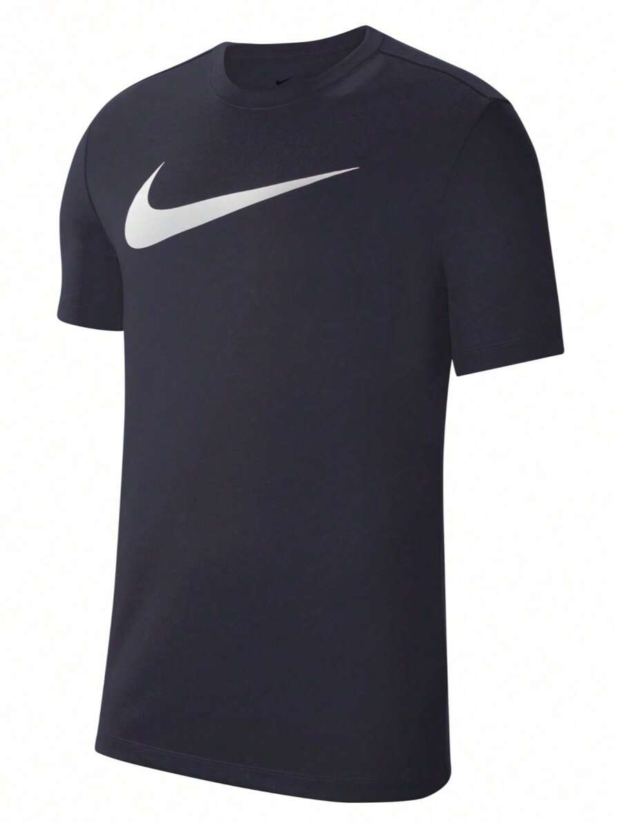 Nike Men Dri-Fit Swoosh Logo T-Shirts - Navy - Navy Blue - View 1