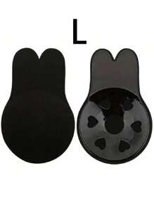 2 stuks herbruikbare siliconen borstlifttape voor vrouwen, strapless, rugloze, onzichtbare bh, bunny tepelbedekkende bh-pads, voor vrouwen