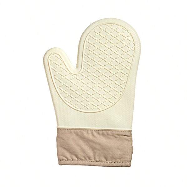 Guantes resistentes al calor del horno, guantes de silicona gruesos antideslizantes para cocina y horneado, manoplas para horno de microondas de alta temperatura