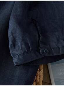 女式复古刺绣宽松波西米亚风衬衫，春夏休闲上衣