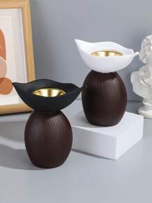 Un quemador de incienso y difusor de aroma de resina de estilo moderno y sencillo. Es adecuado para la decoración del hogar, dormitorios, salas de estar (como decoración central), oficinas, lugares de yoga y fiestas, creando una atmósfera elegante. También se puede utilizar para la decoración del templo. Este quemador de aromas es un regalo ideal para festivales, para los que regresan a la escuela, como regalo de graduación, o como regalo para las mujeres.