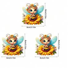 1/2/3 piezas Película de transferencia de calor con diseños de animales de dibujos animados, para personalizar camisetas, bolsas y alfombrillas en varios colores
