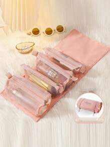 4 In 1 Foldable Travel Toiletry & Makeup Organizer Bag Travel Essentials Travel Accessories Travel Must Haves Back To School Supplies
