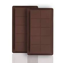 1pc/2pcs Deep Large And Thick Silicone Chocolate Bar Molds For Stuffed Bar, Made The Dubai Chocolate, Big Chocolate Candy Bar Mold For Filling Knafeh Pistachio Chocolate Bar