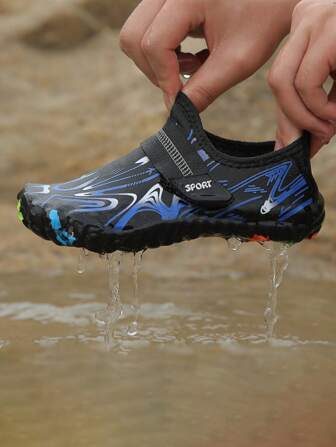 儿童水鞋舒适轻便水袜适合夏季游泳、沙滩、散步、运动