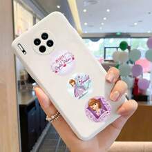 Disney 500 Sheets/Roll Disney Princess Sofia Fun Cartoon Exquisite Roll Stickers Self-Adhesive Water Cup Skateboard Notebook Creative Sealing Tape Stickers