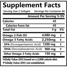 Fish Oil Softgels - With Omega-3 Fish Oil And Omega-3 Fatty Acids, 120 Softgels - 1 chai - Xem 2