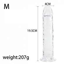 6 Sizes Crystal Clear Jelly Realistic Dildo With Suction Cup Huge Clear Penis Dick Anal Plug Butt Plug, Vaginal Anal Stimulation Products, Sex Toys For Male Female Gay Lesbian Adult Fun, Couples Christmas New Year Halloween Valentine's Day Birthday Gift Couples Gift Portable In Pack SM Sex Toys For Female Male Couples Gay Lesbian Sex Family And Travel Use