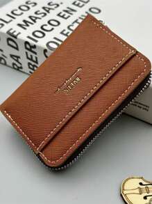 1 件手风琴卡夹，带牙签图案零钱包，PU 皮革 - 彩色 - 查看 2